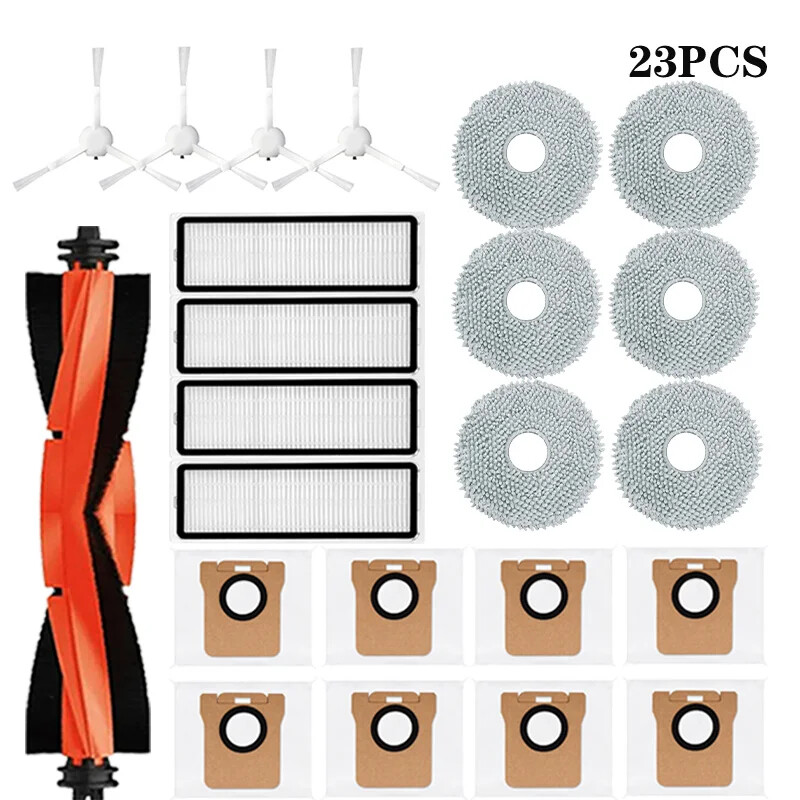 For Xiaomi Robot Vacuum X20 + / X20 Plus Parts Main Side Brush Hepa Filter Mop