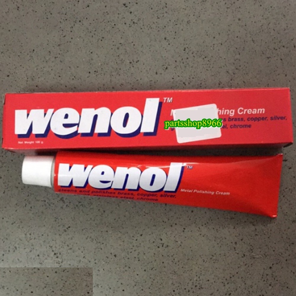 Red Wenol Metal Polish Cleaner For Brass Copper Stainless steel 1 tube x 100g