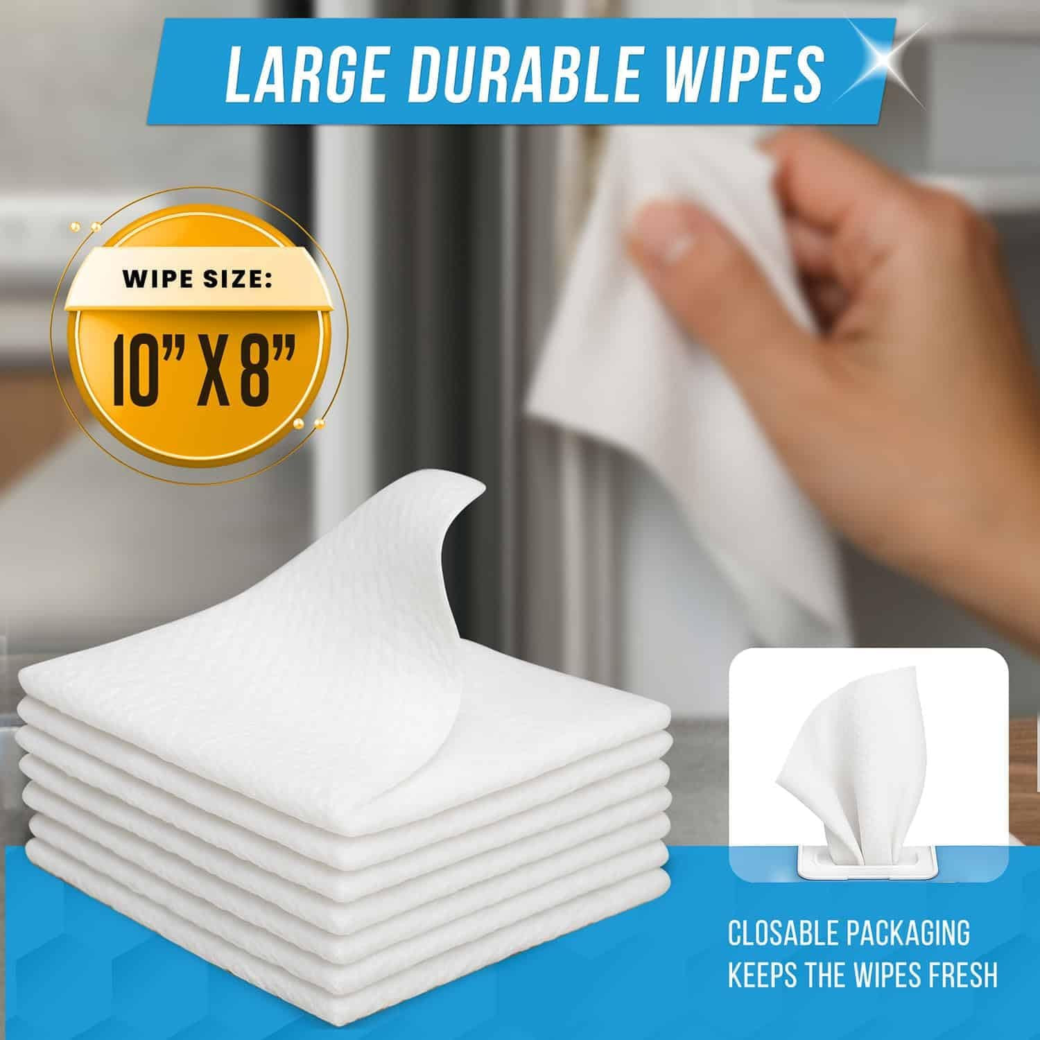 Home Appliance Surface Cleaner Wipes Heavy Duty Wipe for Cleaning Washing Machin
