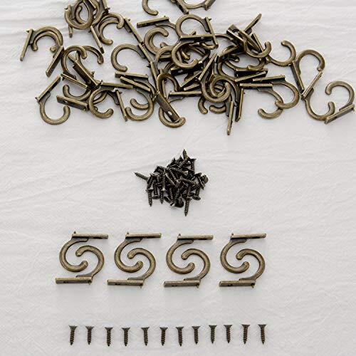 100 Pieces Key Hooks Jewelry Small Hooks Key Hanging Small Hooks Wall Mounted…