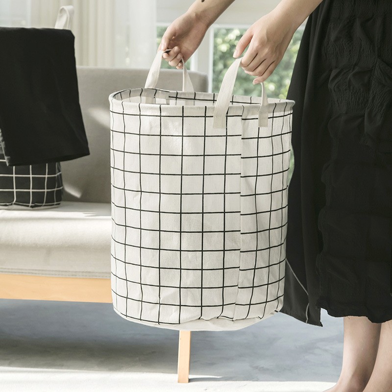 Dirty Clothes Basket Foldable Miscellaneous Storage Bucket House Laundry Basket