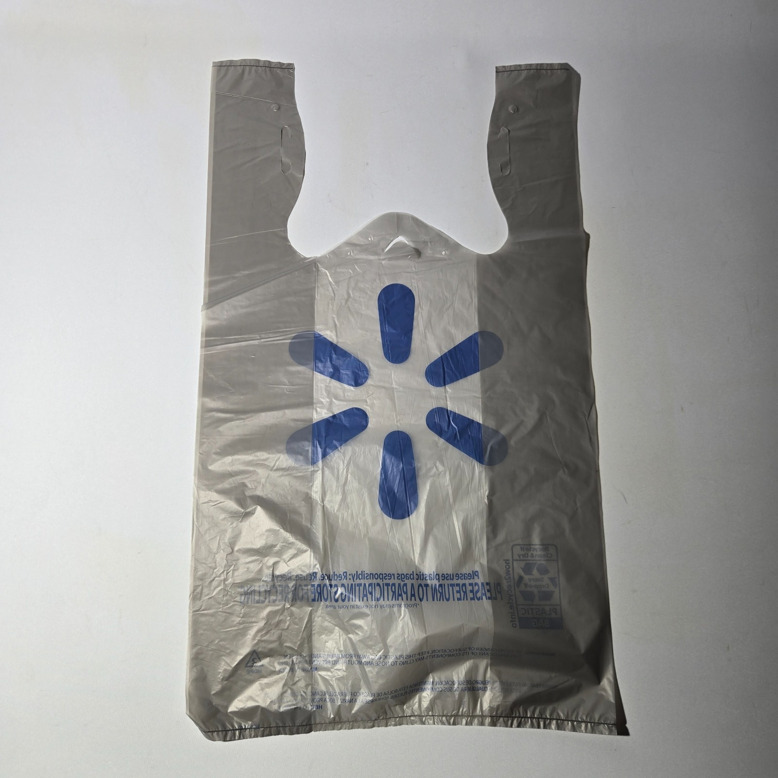 Walmart Plastic Grocery Shopping Bags 11×14 Choose Number of Bags Crafts Trash