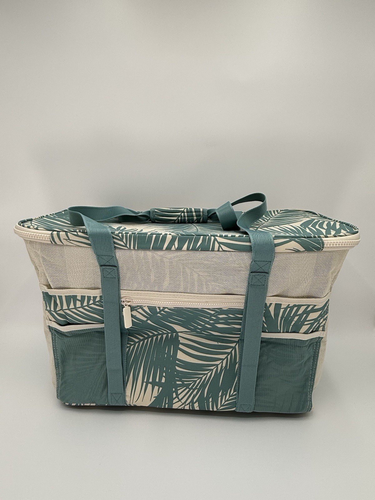 Aloha Collection CleverMade Collapsible Beach Tote Bag Set of 2 Hawaii