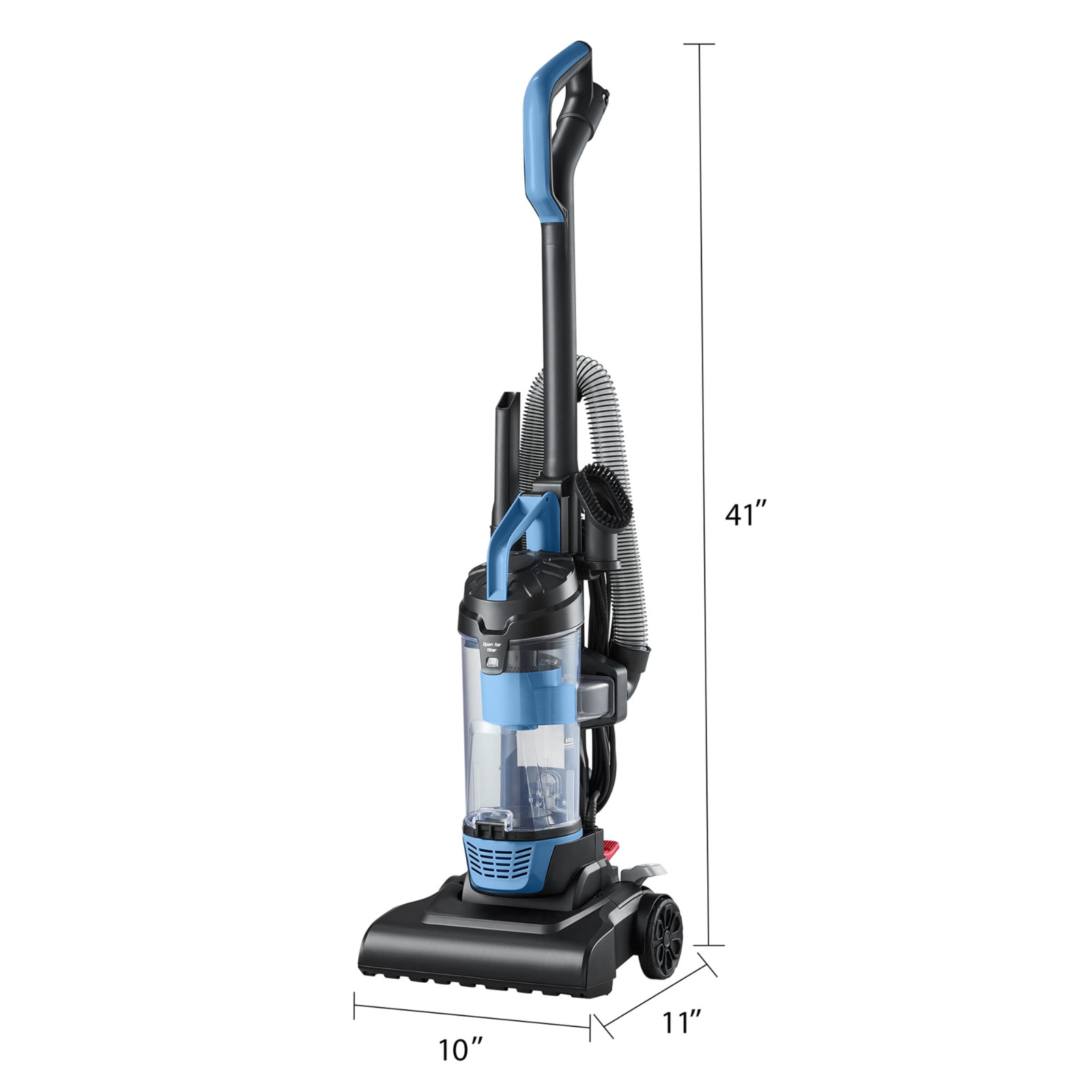 Mainstays Lightweight Bagless Upright Vacuum Cleaner with Brush and Crevice Tool