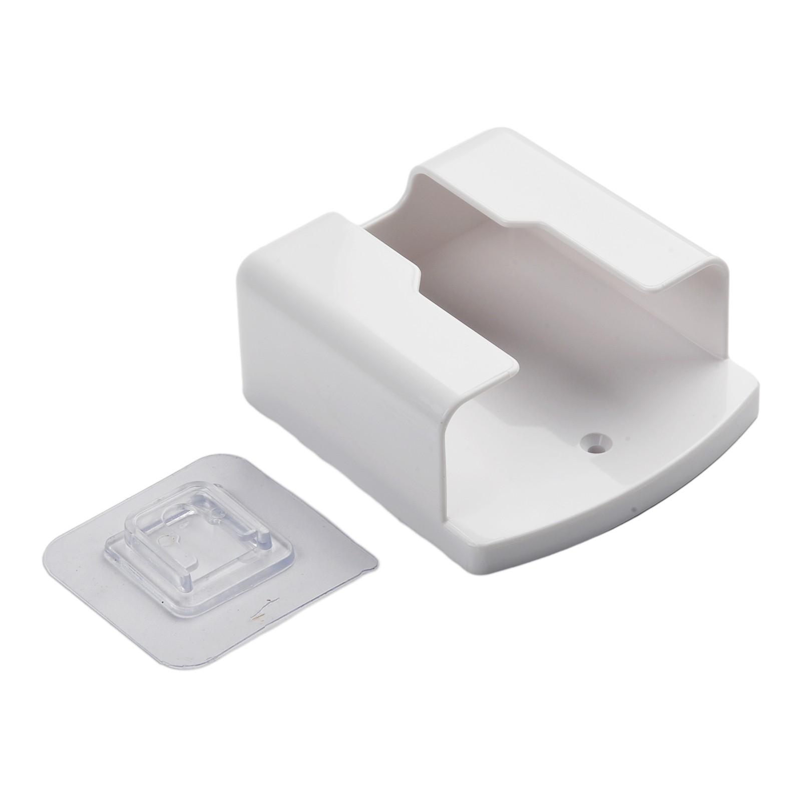 Universal-White Air-Conditioner Remote Control Holder Wall-Mounted Box Storage