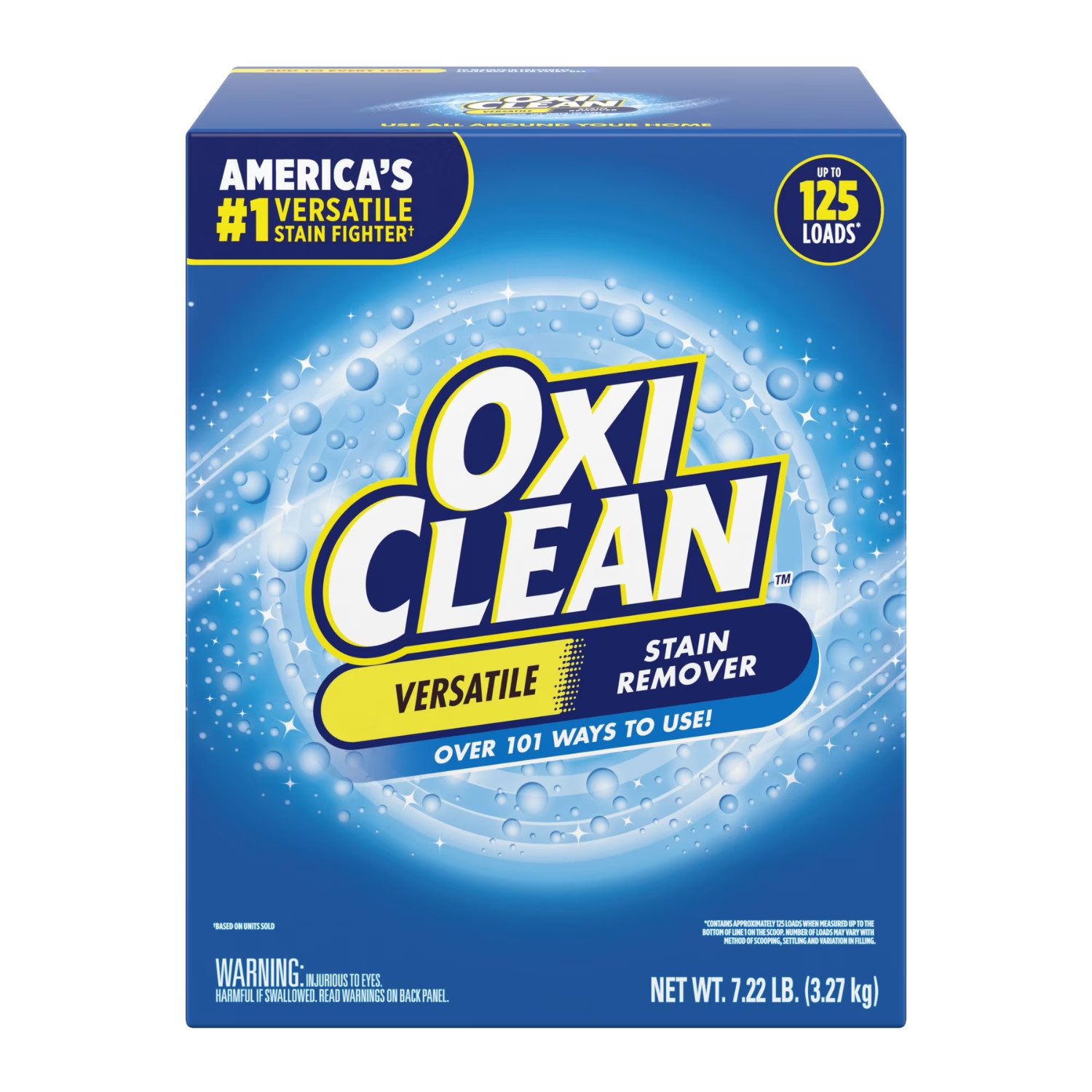 2 Pack OxiClean Versatile Stain Remover Powder 7.22 lb for Laundry and Home Use