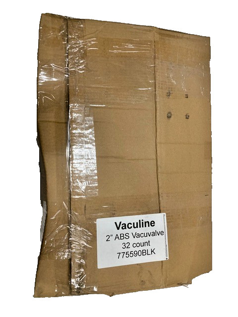 VacuValve Inlet Valve Full Door Central Vacuum, 2″, 775590BLK, Black