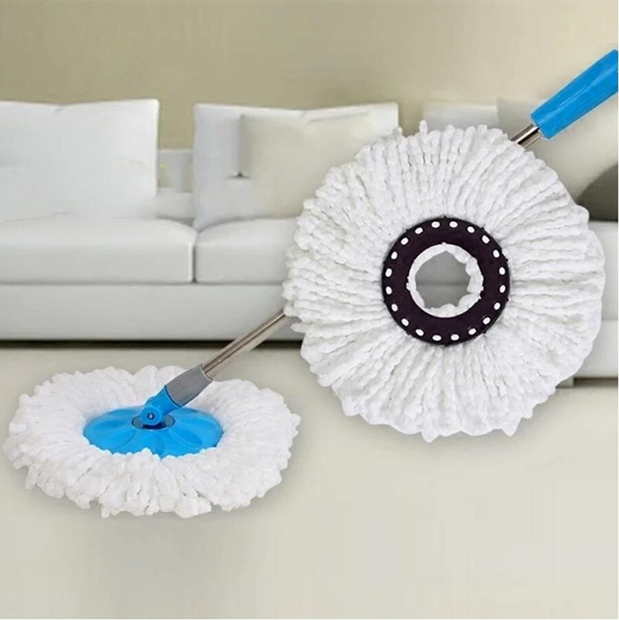 2-6 Pack Replacement Microfiber Mop Head Refill For Spin Mop 360° Easy Cleaning