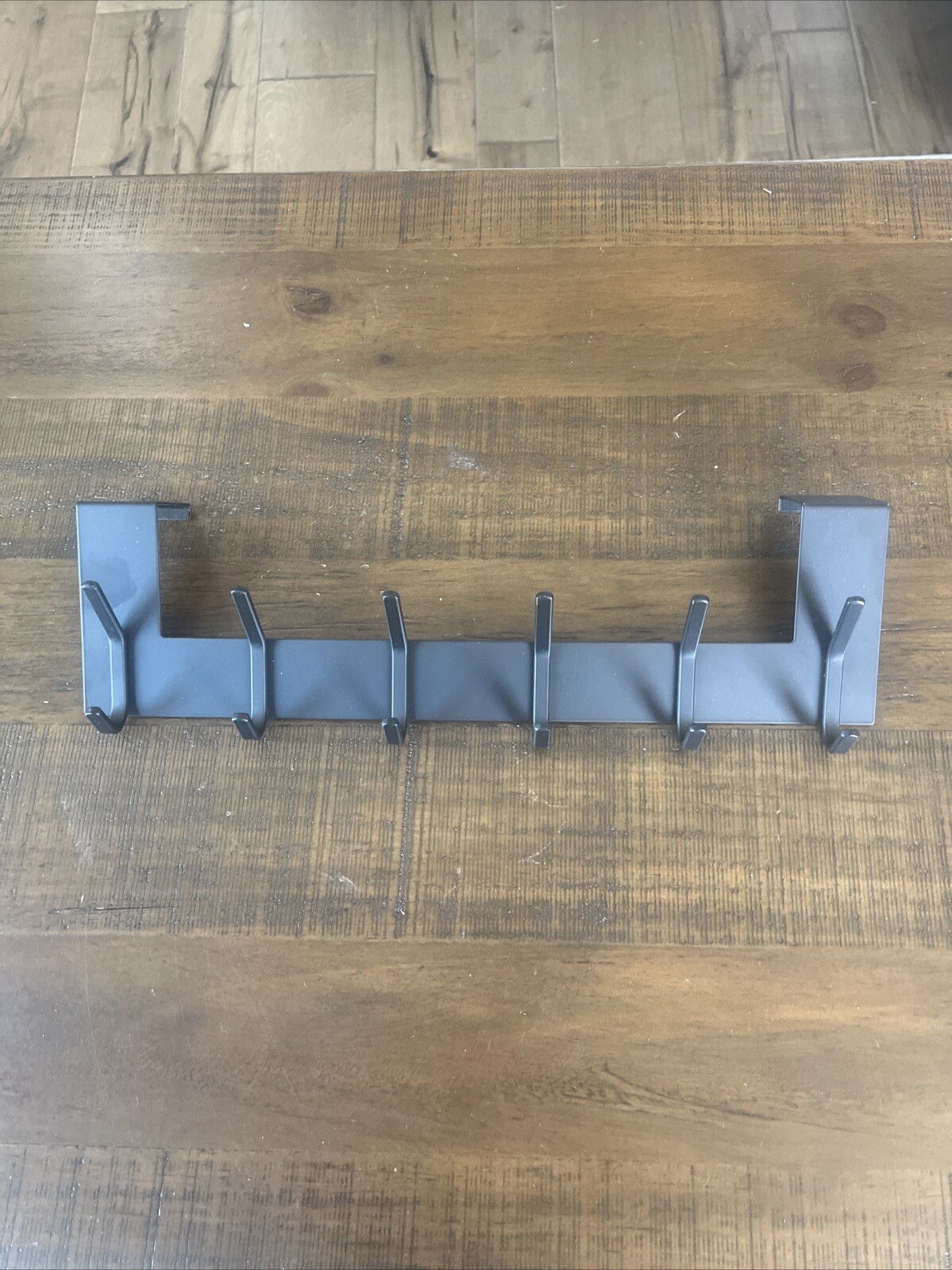 Black metal over the Door Hook No Assembly Required Door Hanger Hook Sturdy