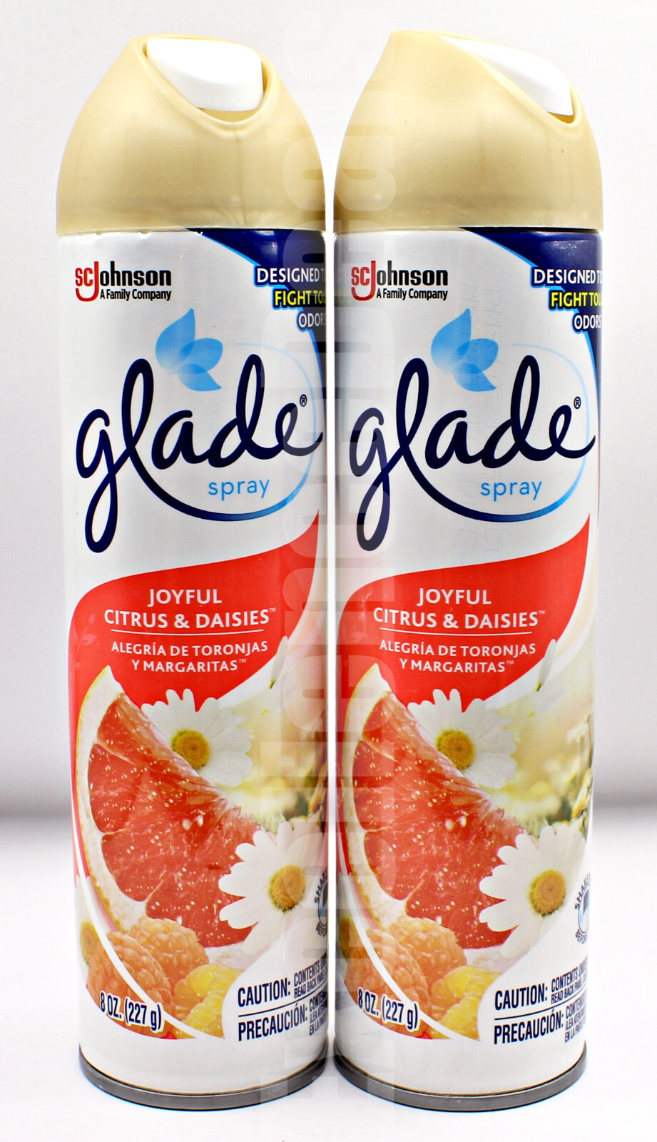 2 Count Glade Air Freshener Spray JOYFUL CITRUS & DAISIES Scent BUY MORE & SAVE!