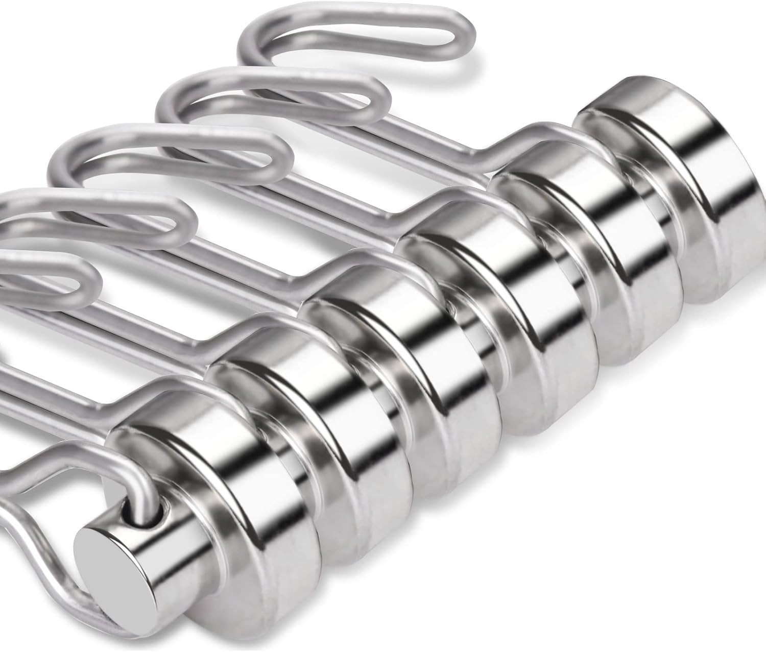 Swivel Swing Magnetic Hook, 30LB Refrigerator Magnet Hooks,6PCS | Heavy Duty