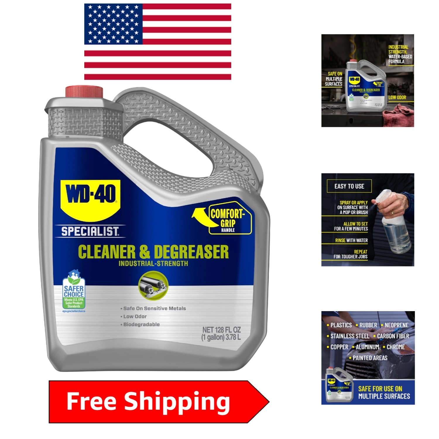 1 Gallon Multi-Surface Cleaner & Degreaser – Biodegradable, Non-Toxic Power