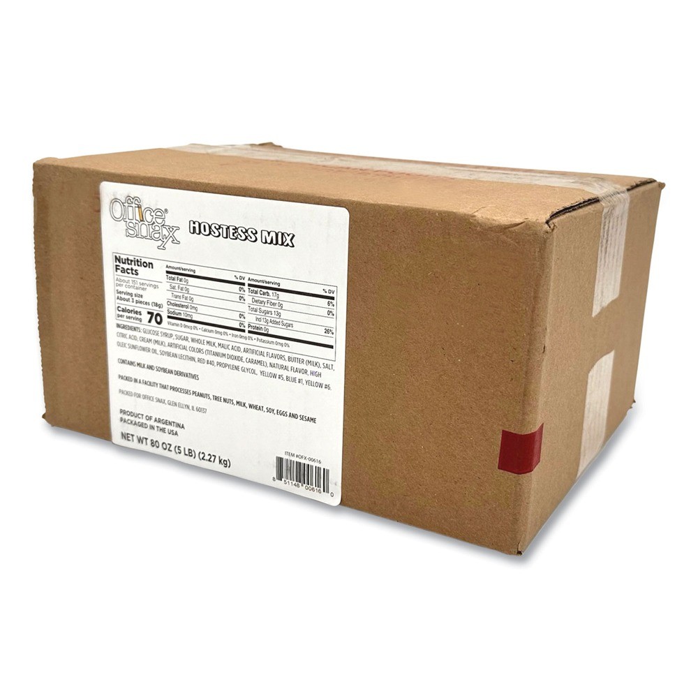 Office Snax 616 5 lbs Box Individually Wrapped Candy Assortment – Assorted New