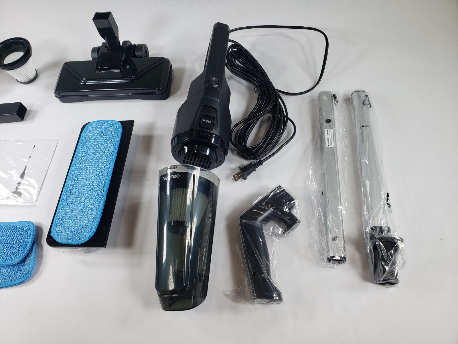 REECOO Vacuum Cleaner and Mop Combo 25Kpa 600W Corded Stick Vacuum