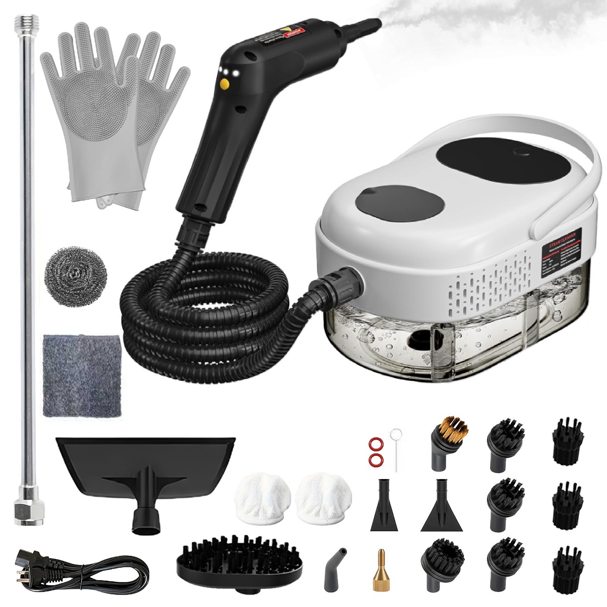 2500W Handheld Steam Cleaner High Pressure Household Car Steam Cleaning Machine