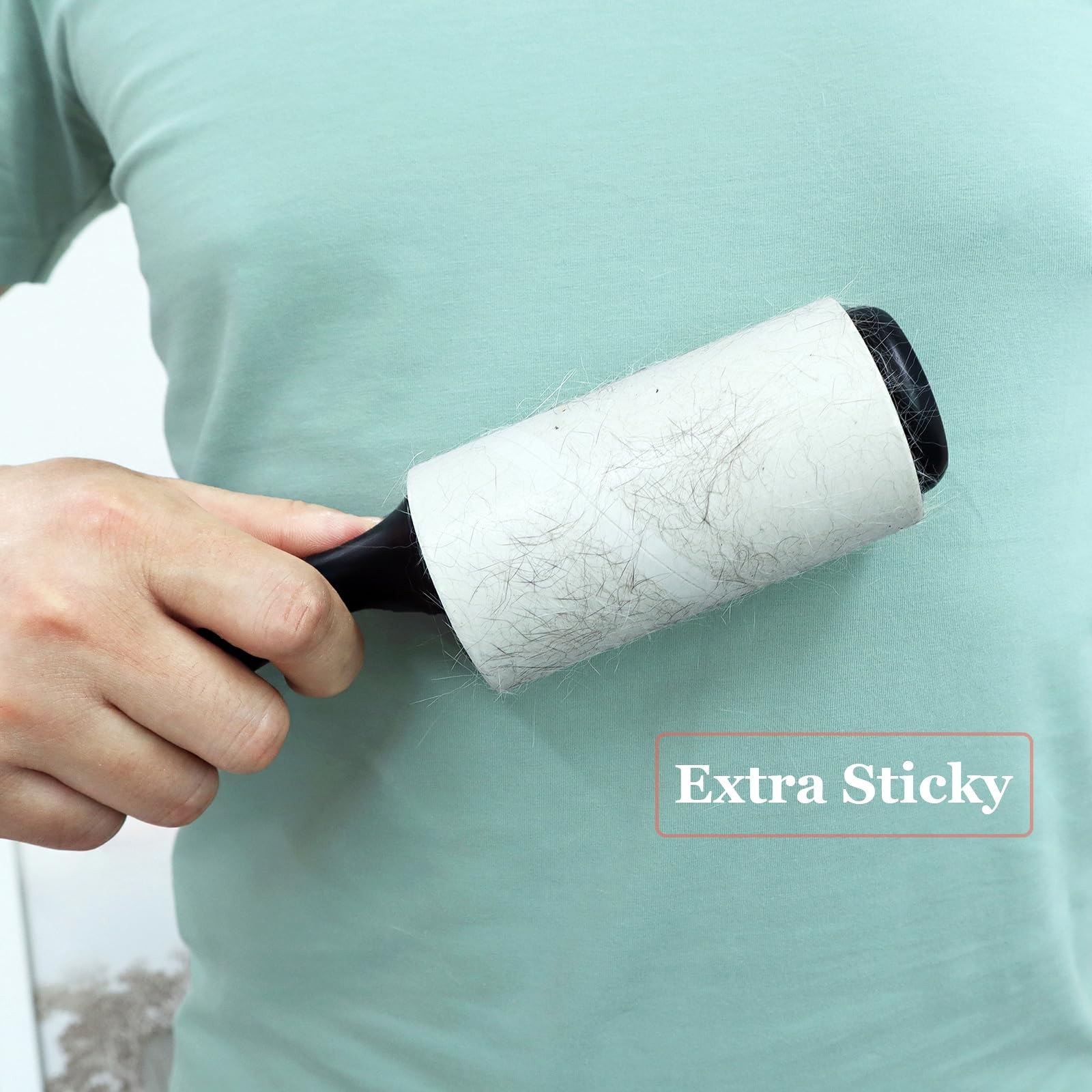 4 inch Lint Roller Refills Only for Scotch Inside Dia. 1 3/4 inch, White