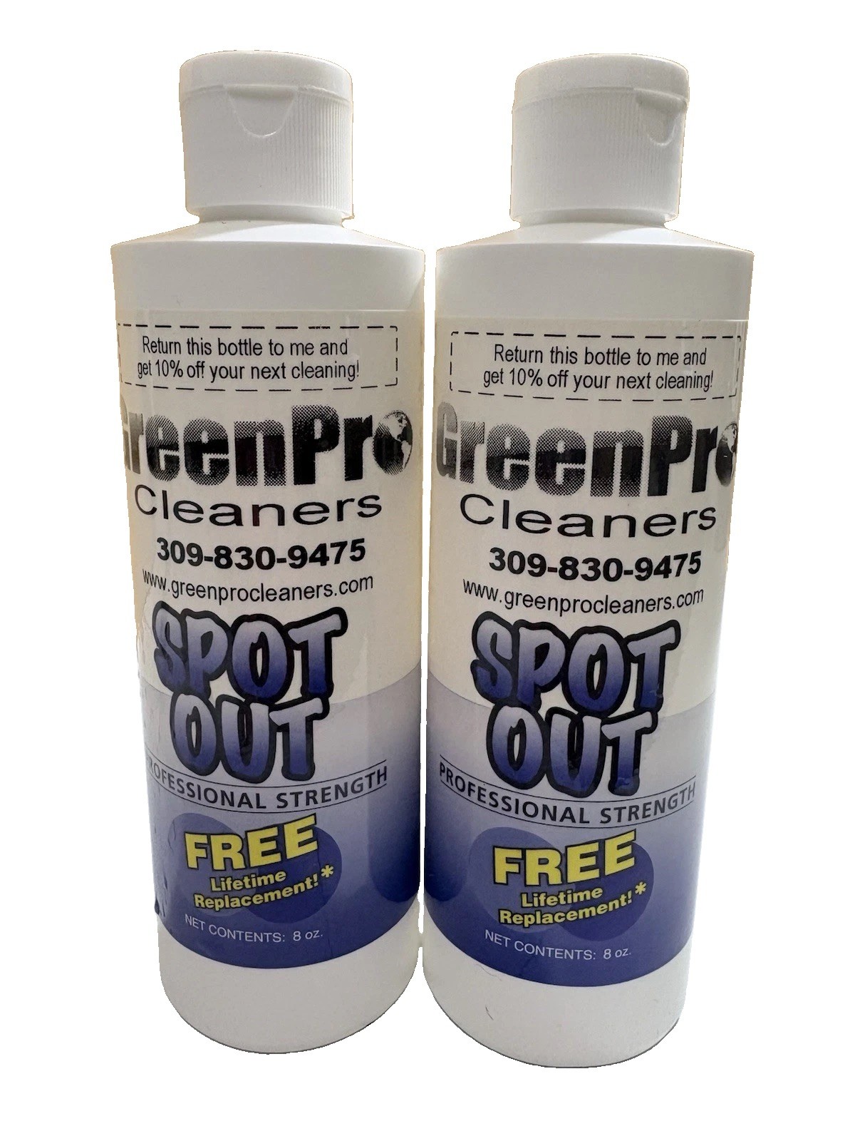 Spot Out Professional Strength Carpet Stain Remover 8 oz – 2 Bottles
