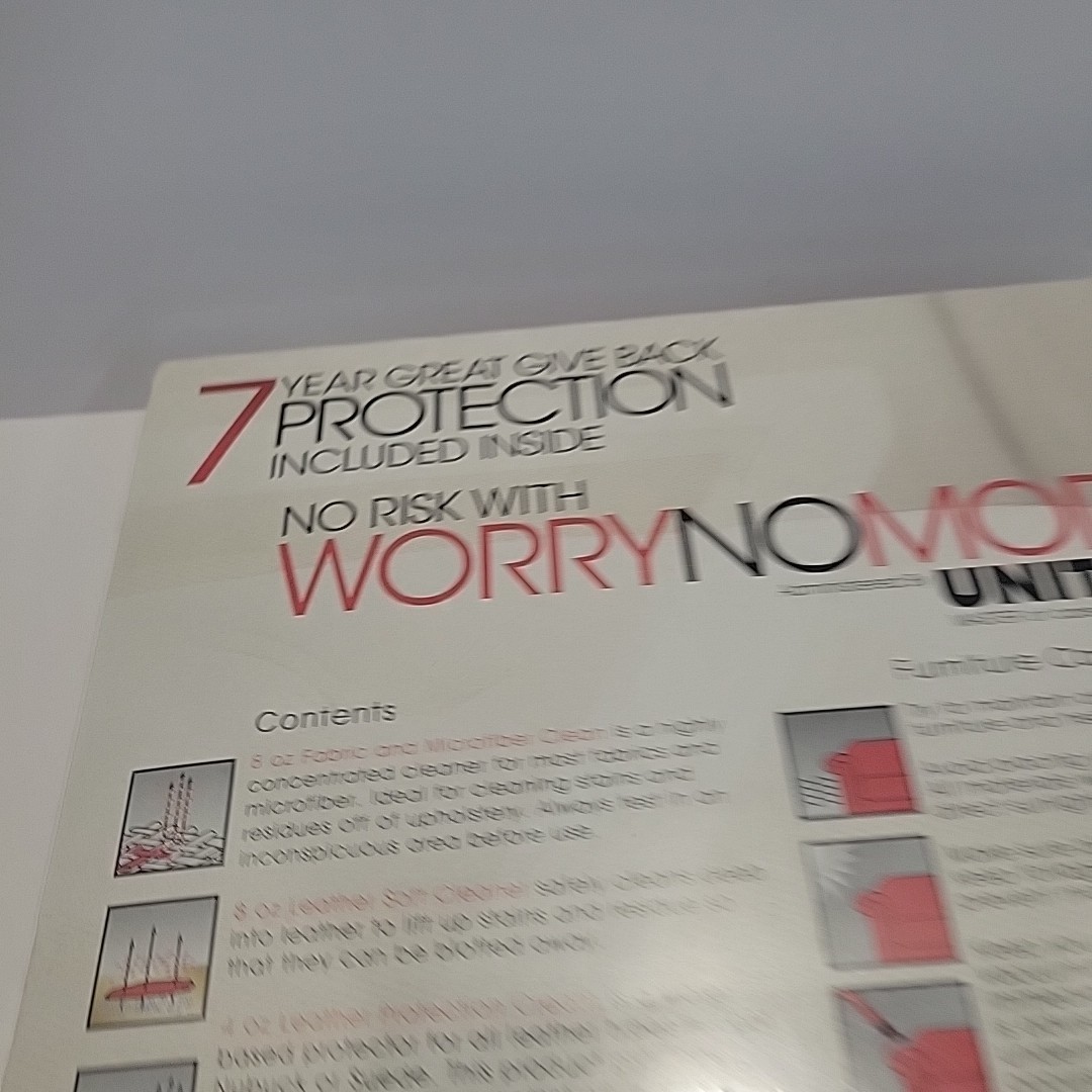 Worry No More – Wood, Leather, Fabric Furniture Protection Kit by Uniters