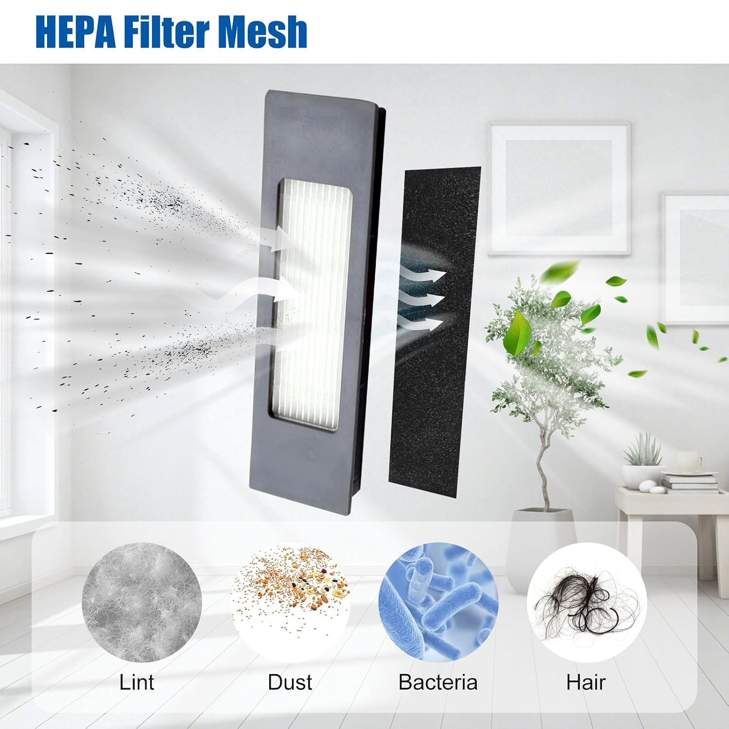Deebot Ozmo T8 T8+ T8 Aivi T8 AIVI+ T8 MAX T9+ Replacement Vacuum Filters