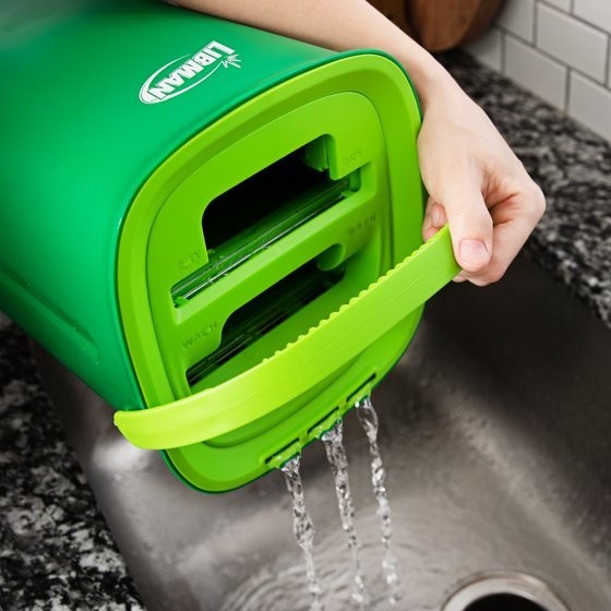 Libman Rinse N Wring Flat Mop System with Microfiber Pad