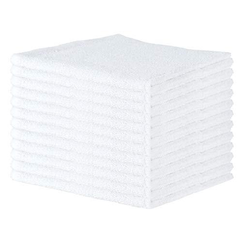 12-Pack Bar Mop Towels 100% Cotton Super Absorbent for Kitchen & Restaurant Use