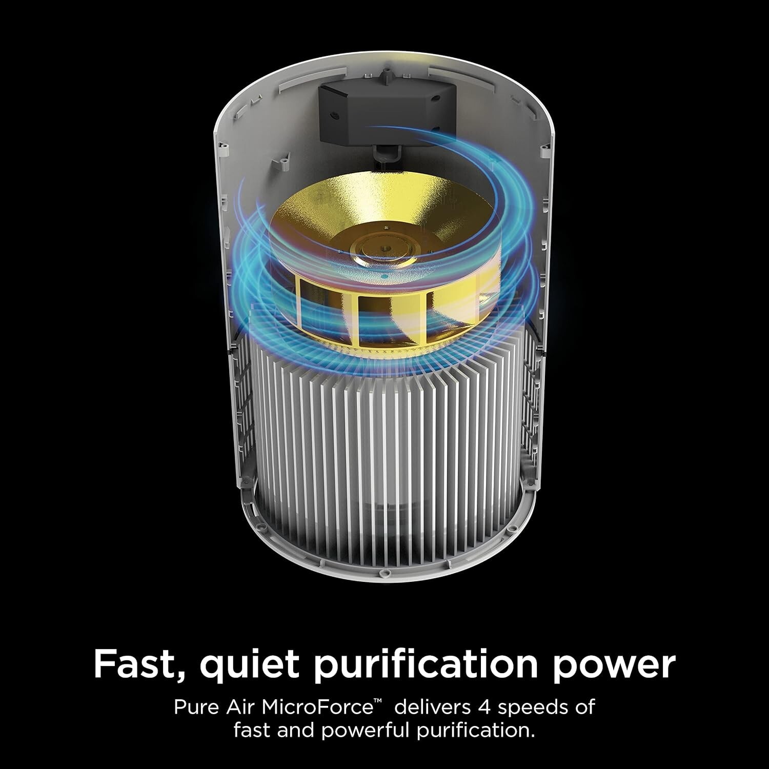 Shark HP102 Air Purifiers for Bedroom Office Dorm Small Room HEPA Air Filter