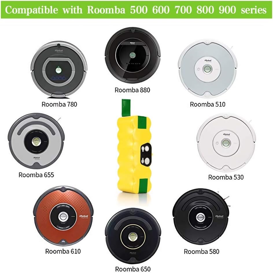 Battery For iRobot Roomba 500 600 700 800 595 620 630 650 660 790 780 880 4.5Ah