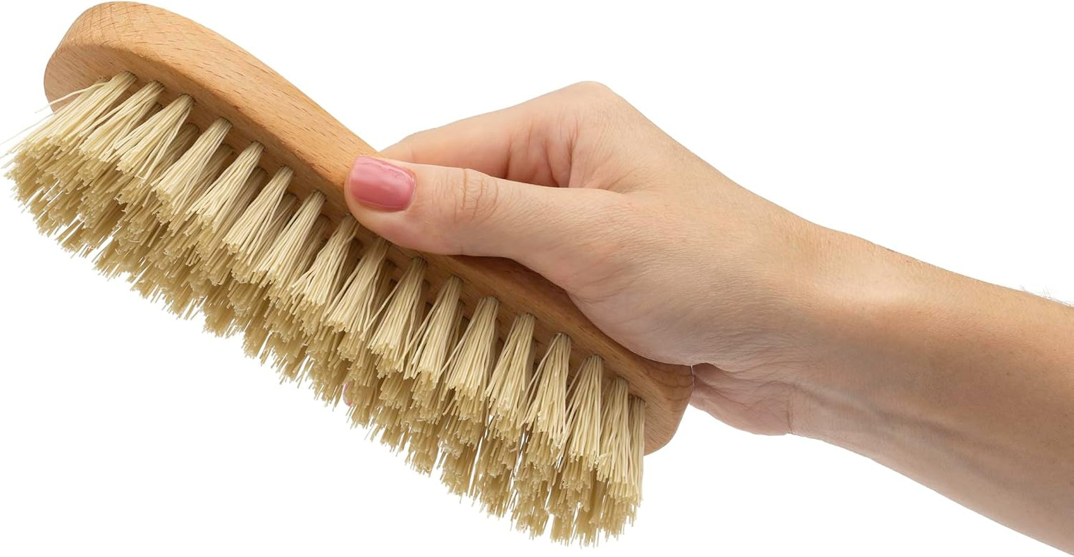 Nylon Fiber Economy Utility Cleaning Hand Brush | Heavy Duty Hand-Held Scrub Bru