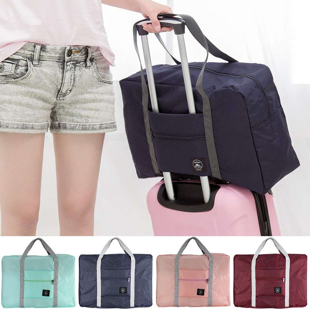 1/2pcs Large Capacity Waterproof Foldable Duffle Bag Travel Luggage Storage Bags