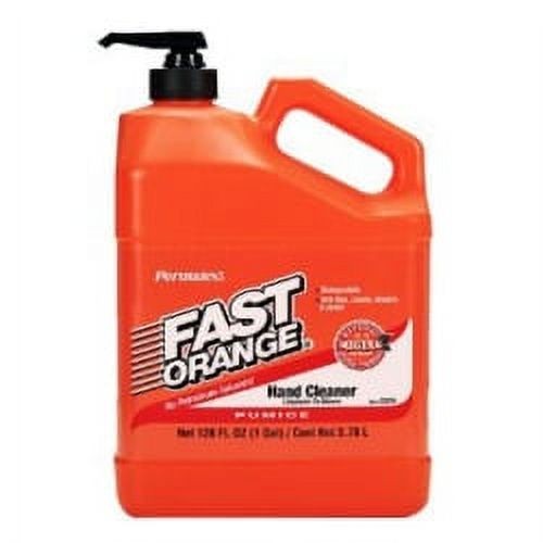 Fast Orange Pumice Hand Cleaner 1 Gal. Orange Scented Natural Citrus Scent 4PACK