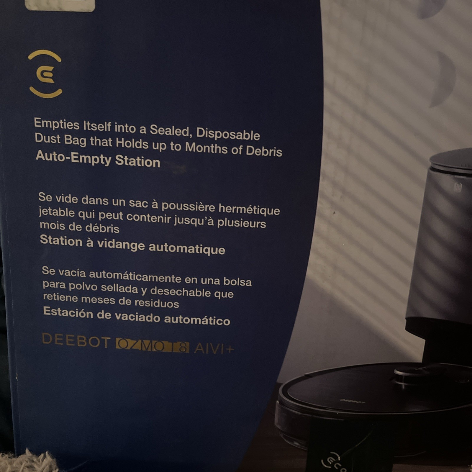 Ecovacs DEEBOT OZMO T8 OzmoT8 Robotic Vacuum Cleaner