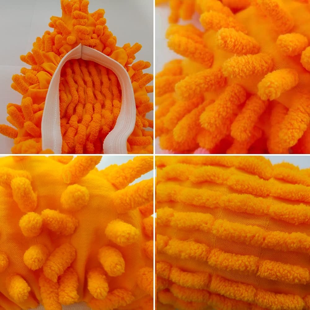 10 pares de mopas y cubrezapatos, calcetines de microfibra lavables multifunción