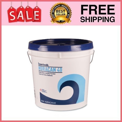 Boardwalk Low Suds Laundry Detergent, Economical, Powder, Fresh Lemon Scent,40lb