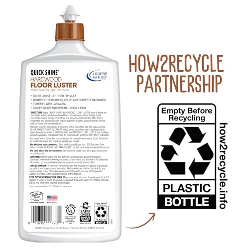 Quick Shine High Traffic Hardwood Floor Luster and Polish, 27 Fl. Oz.