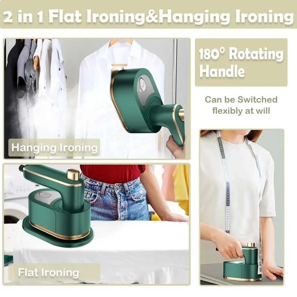 Mini Steam Iron Portable Electric Steamer for Clothes Home Travel