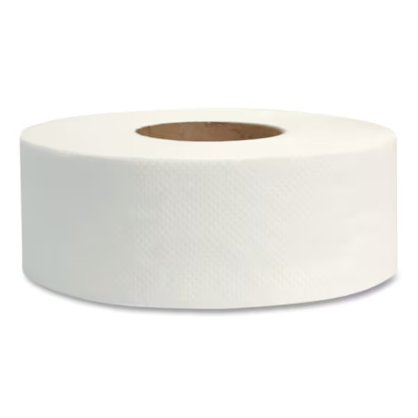 Morcon Morsoft Jumbo Dry Tissue Roll Toilet Paper- Septic Safe White 12 Piece