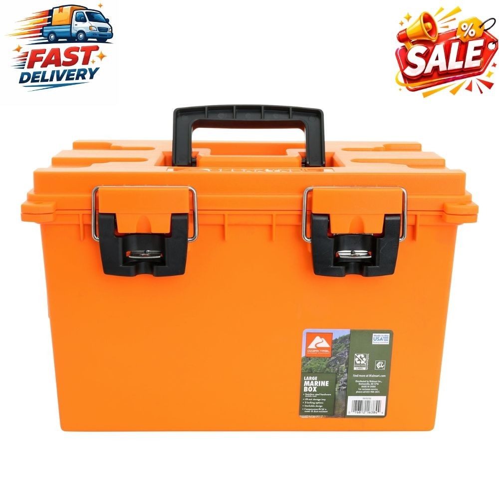 Large Weather Resistant Marine Storage Box Utility Dry Box Camping Fishing New