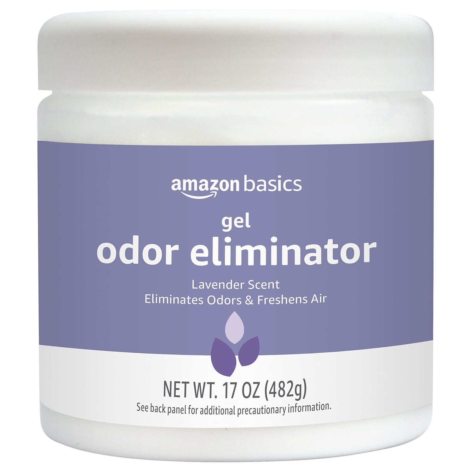 Amazon Basics Gel Odor Eliminator, Activated 17 Ounce (Pack of 1), White