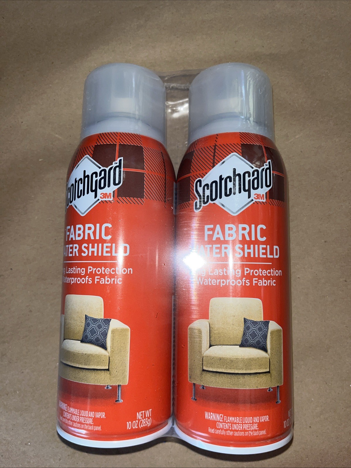2pk Scotchgard Fabric Water Shield Clothing Water Repellent Spray 10oz