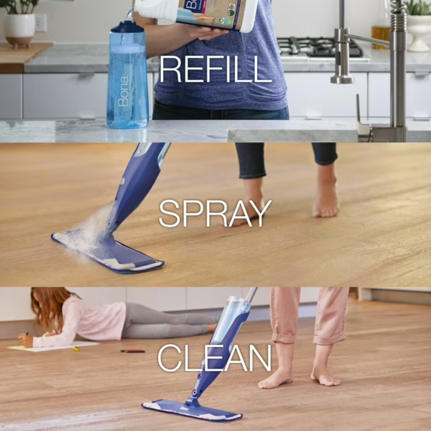 ( 2 Pack ) Bona Hardwood Floor Cleaning Solution Refill, Unscented, 128 fl oz