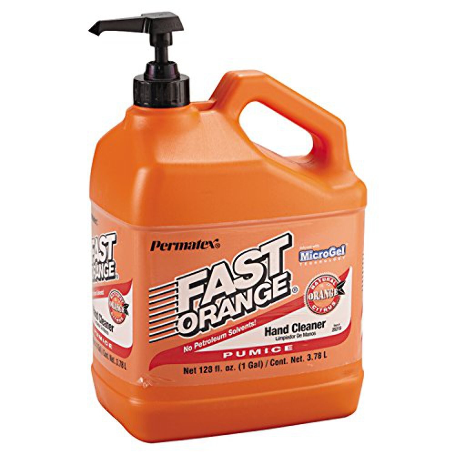 Fast Orange Pumice Hand Cleaner 1 Gal. Orange Scented Natural Citrus Scent 4PACK