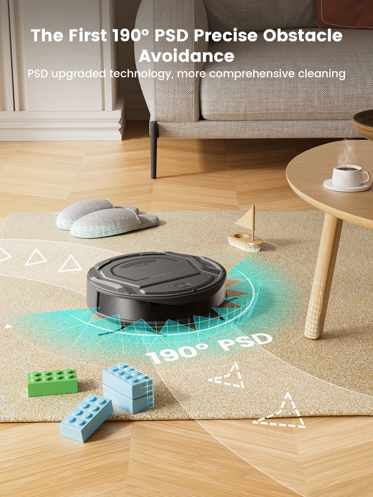 Lefant M210 Pro Robot Vacuum Cleaner Wi-Fi/App/Voice Control Self-Charging