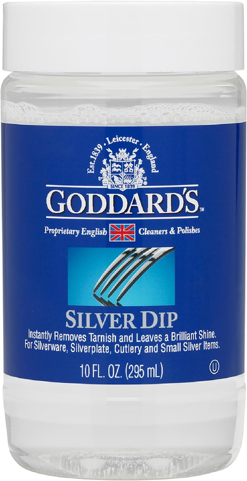 Silver Cleaner Dip, Instant Tarnish Remover, Silver Polish, 10 Oz | Instantly Re