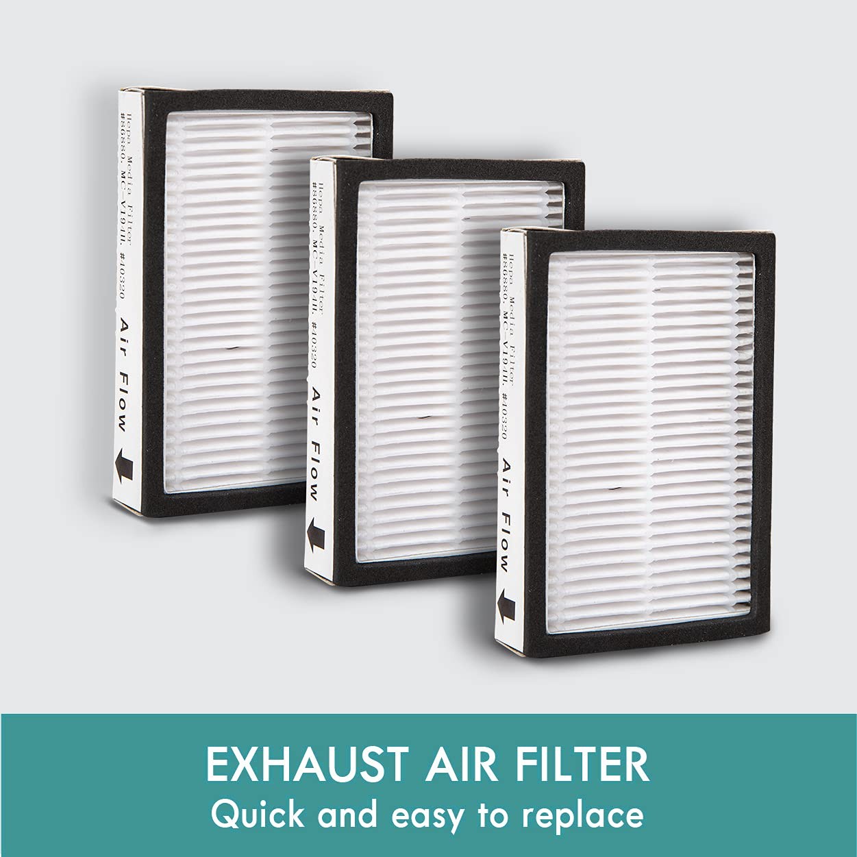 Kenmore K3040 HEPA Replacement Filter for 200 & 400 Series (Pack of 3)