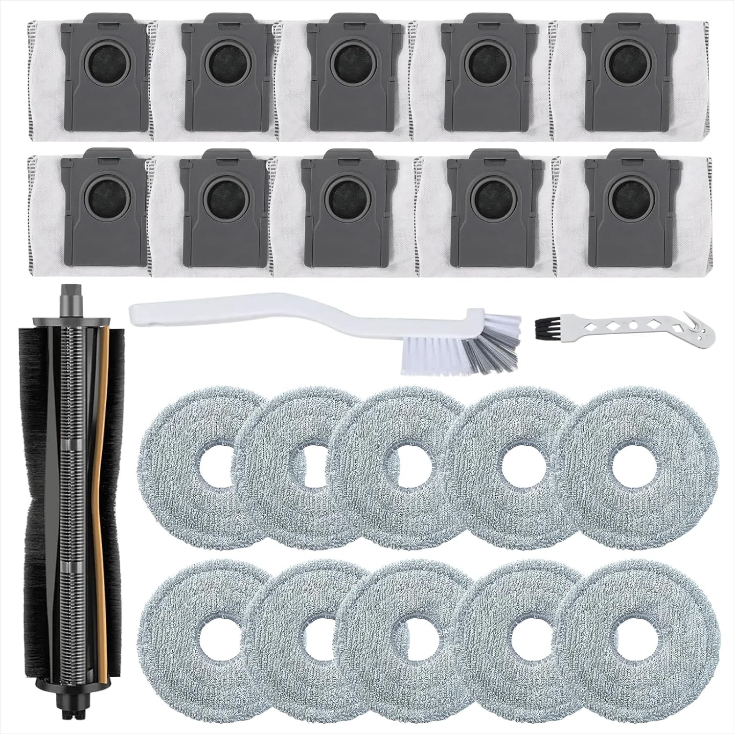 23 Pcs TriCut Brush Replacement Kit for Dreame X40 Ultra X30 Ultra L10s Pro