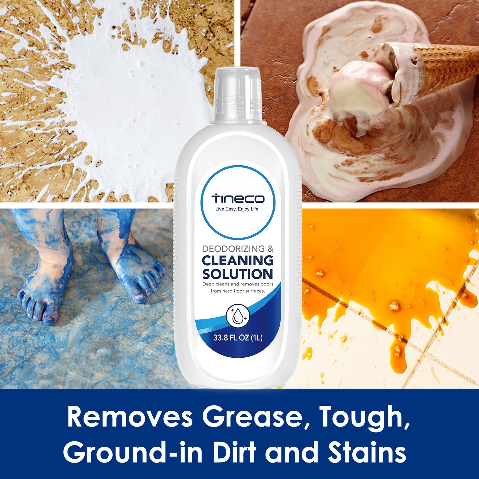 Tineco Floor Cleaning Solution 1L for iFLOOR, FLOOR ONE Series Wet Dry Vacuum