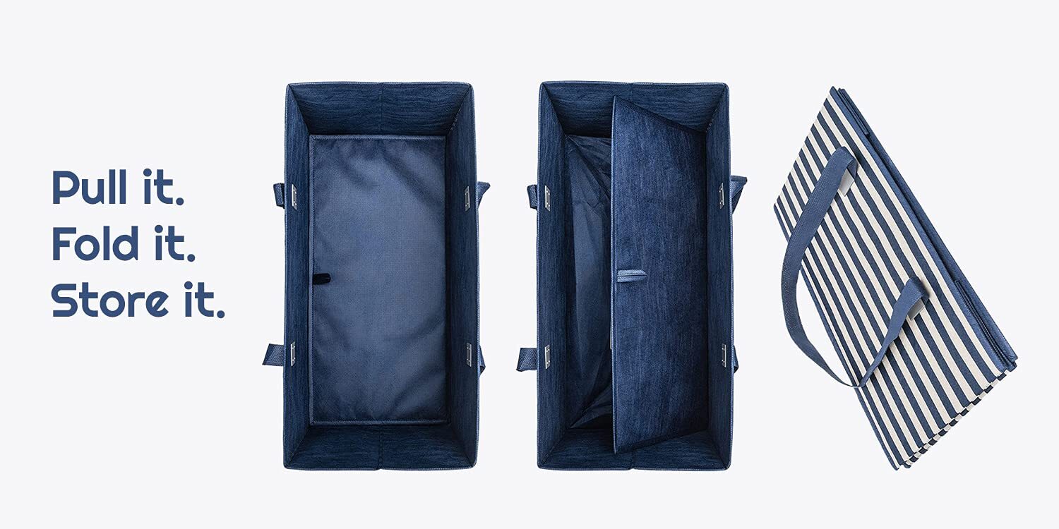 Reusable Grocery Bags Trunk Size Extra Large Boxes With Reinforced Bottoms pack
