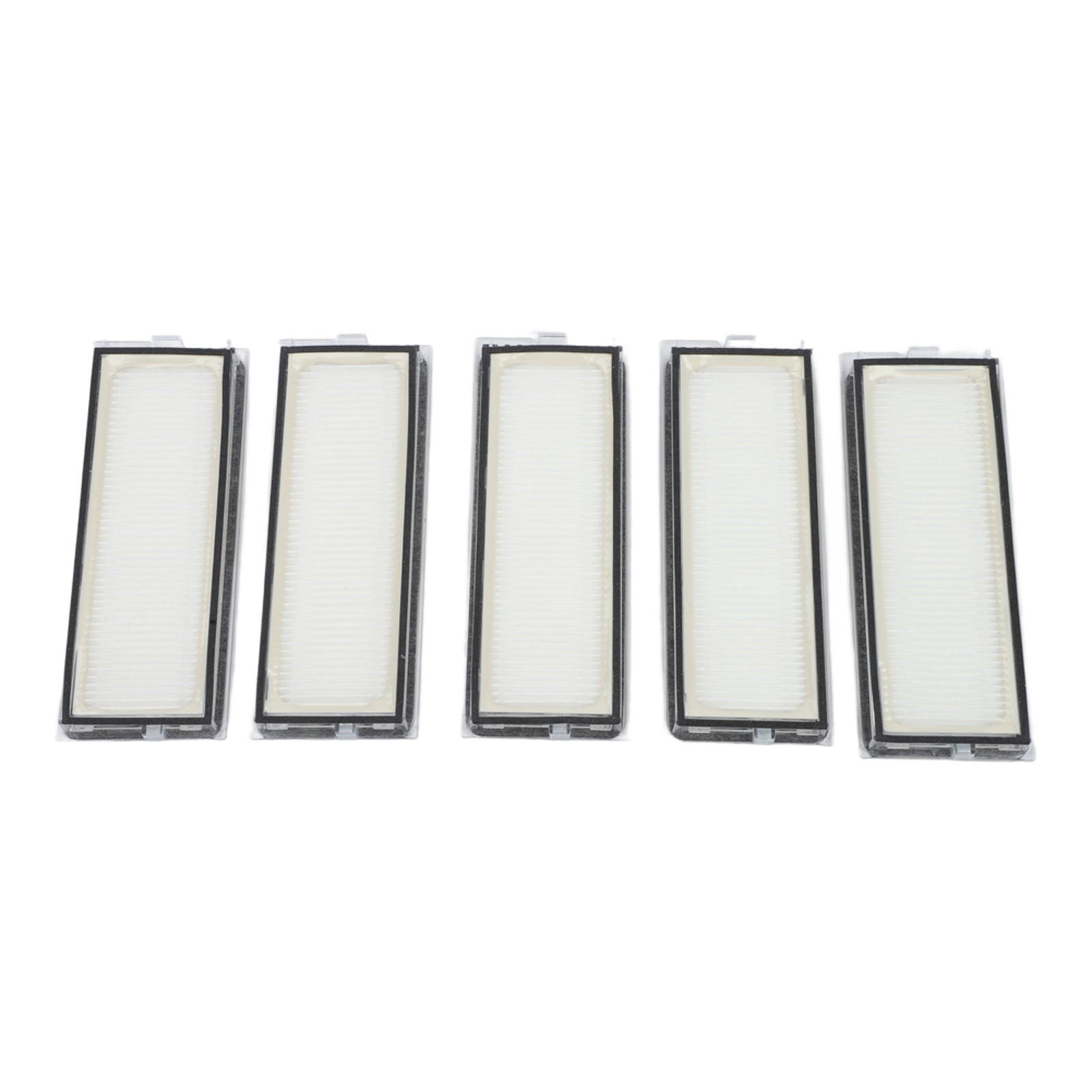 5 Piece White Filter Kit Compatible with For Roborock QV 35A QV 35S S5V