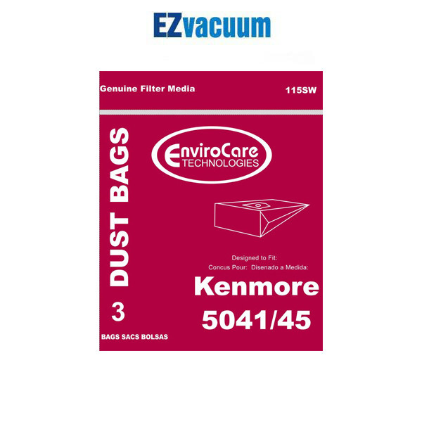 Kenmore 20-5041/20-5045 Type H Vacuum Cleaner Bags # 5041, 5045, 20-5041, 205045