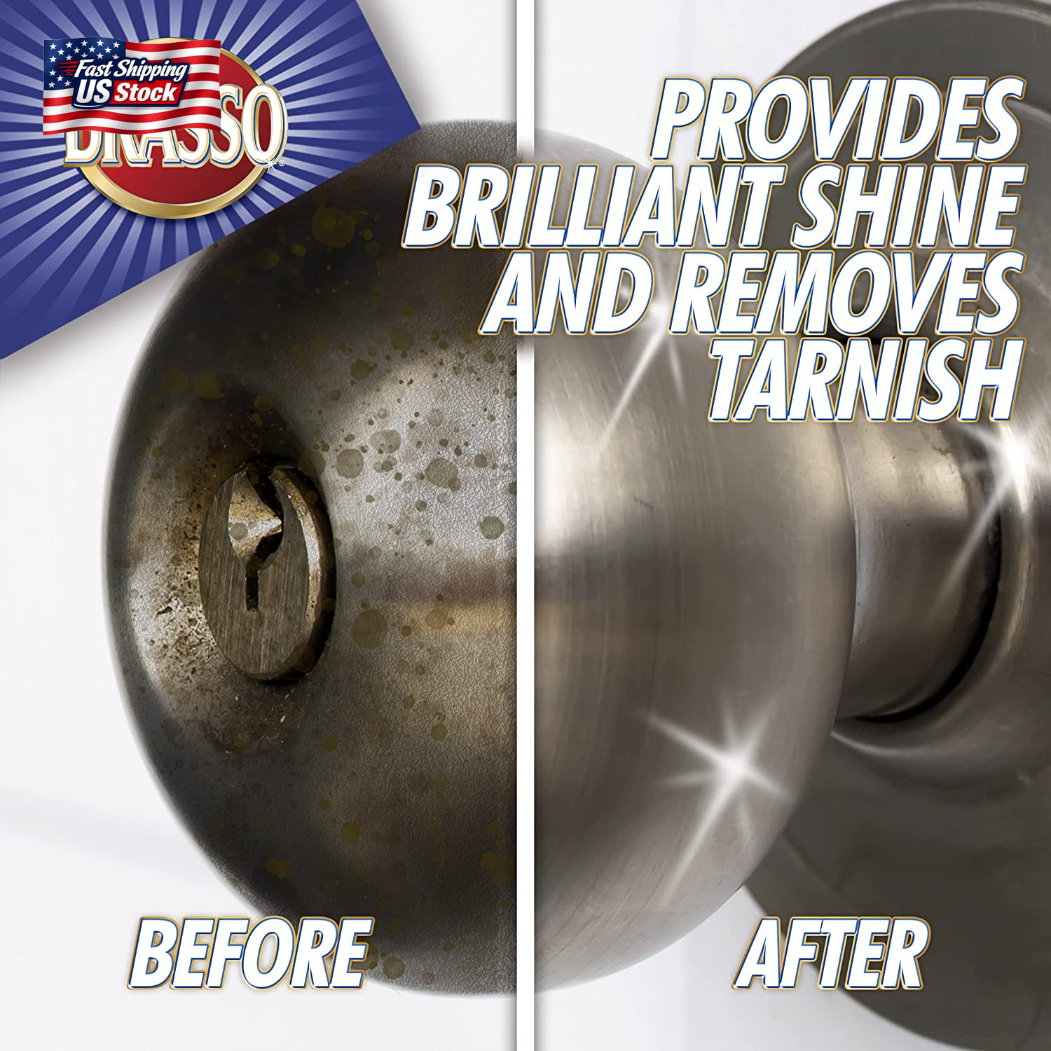 Brasso Multi-Purpose Metal Polish, 8 Oz